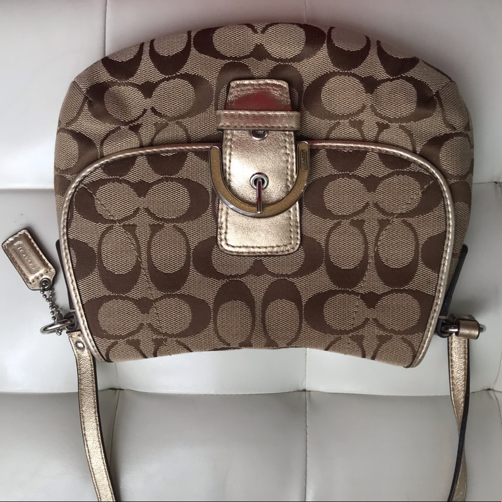 Coach Crossbody With Signature Pattern - image 3